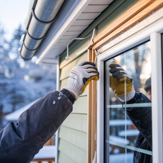 Installing weatherstripping